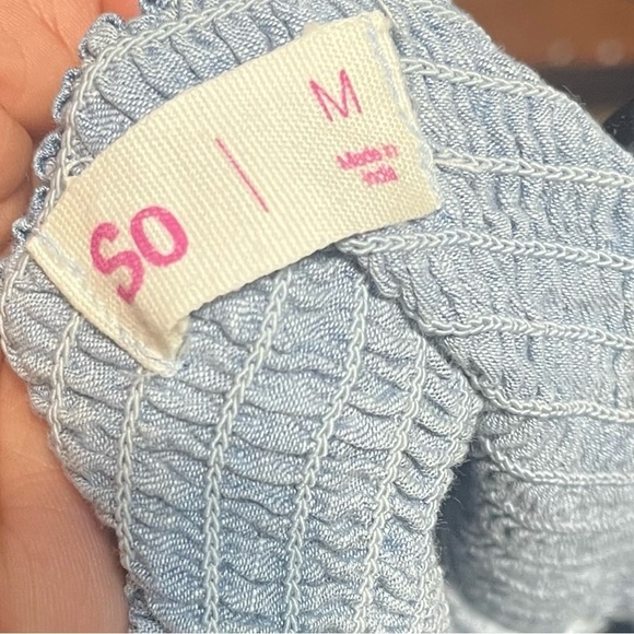 SO Denim Spring Camisole Tied Dress - Picture 3 of 3